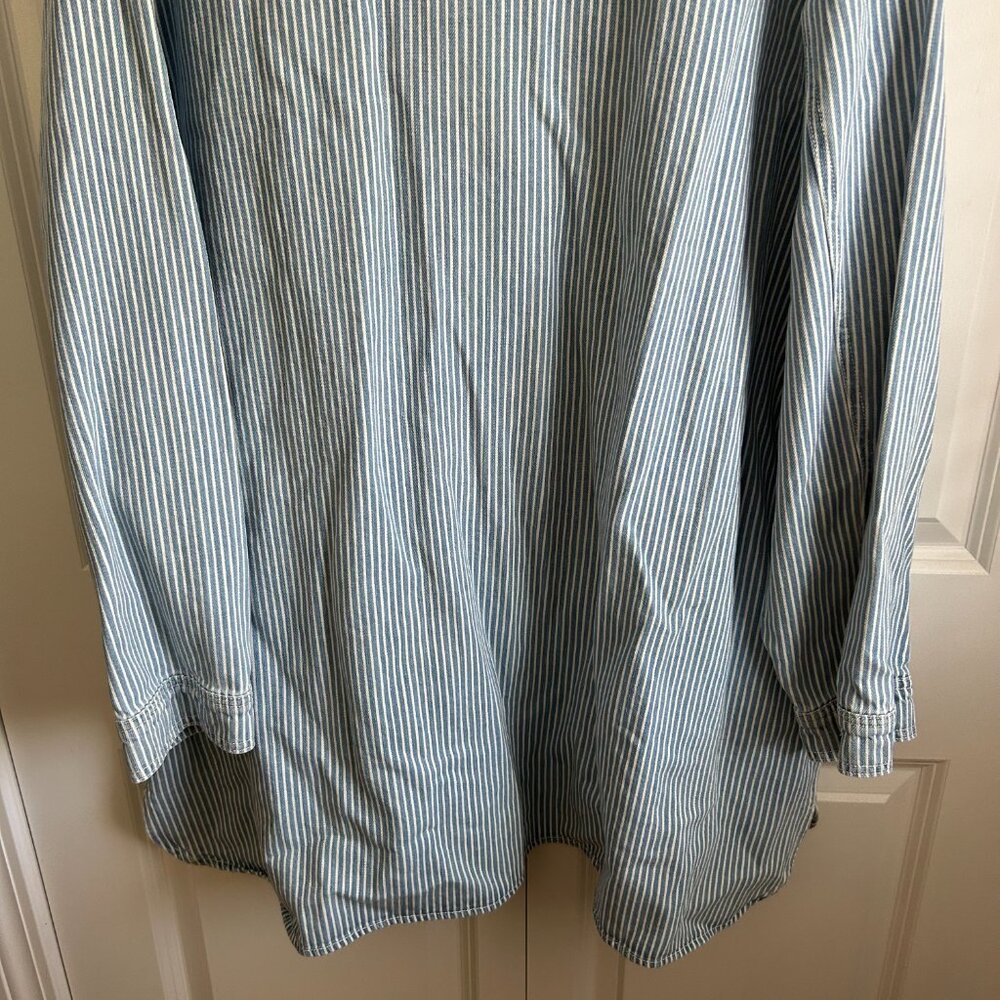 Old Navy - Railroad Striped Utility Jacket - Never Worn - Size 3X - Picture 7 of 7